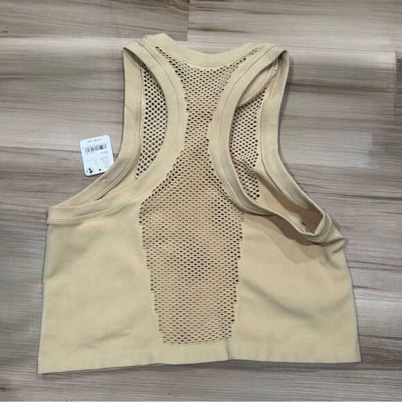 NEW Free People Movement Mesh In Session Tank Top Tan Women’s XS/Small - Picture 6 of 6